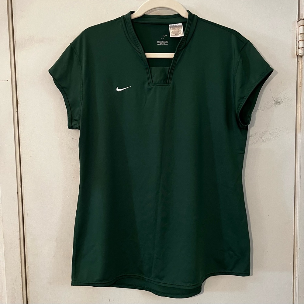 Nike Women's Dark Green Jersey Top